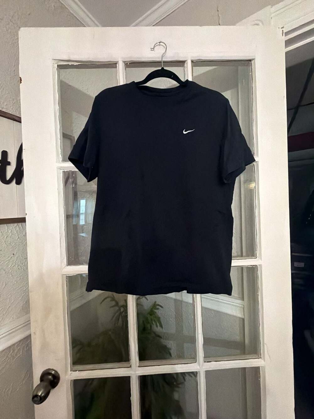 Nike The Nike Tee Black Crew Neck T-Shirt Size Large
